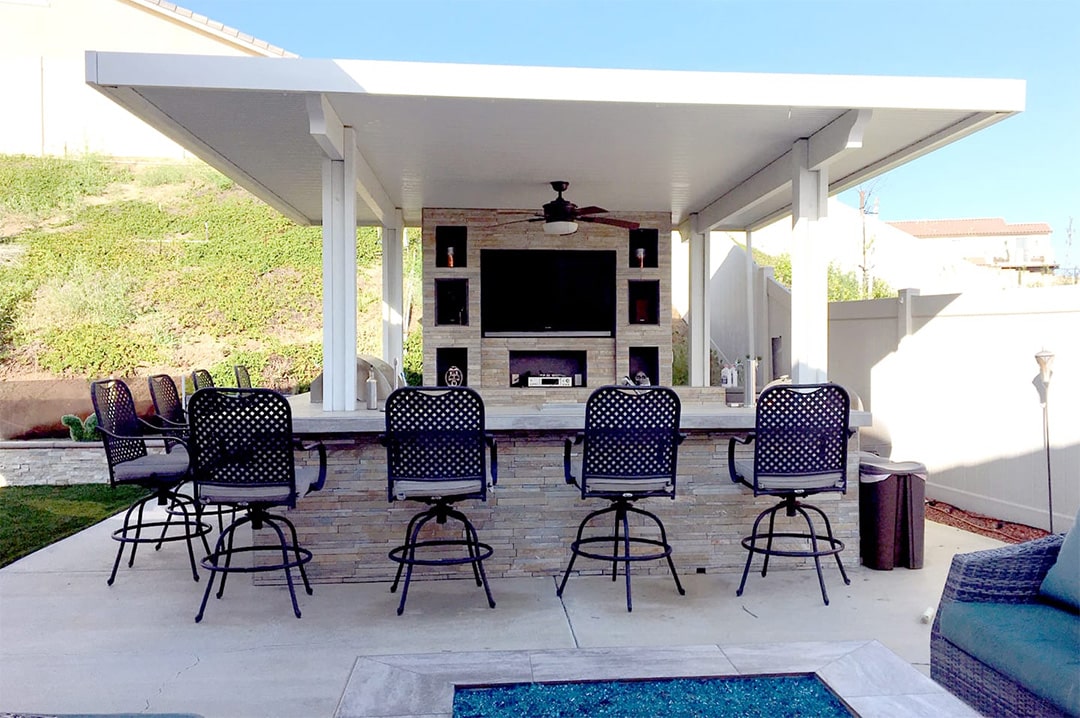 How To Attach Shade Aluminum Patio Cover Patio Furniture